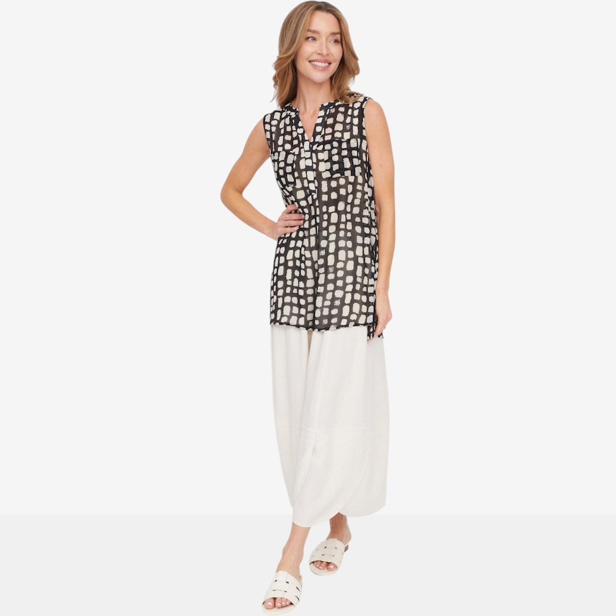 Image 124128_ALTMORE3.jpg, Product 124-128 / Price $74.99, Red Coral Notch Neck Print Top from Red Coral Fashions on TSC.ca's Fashion department