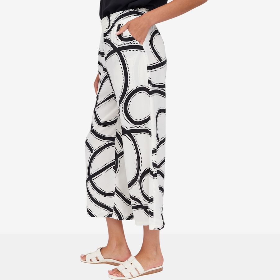 Image 124135_ALTMORE1.jpg, Product 124-135 / Price $89.99, Red Coral Swirl Print Cropped Pant from Red Coral Fashions on TSC.ca's Fashion department