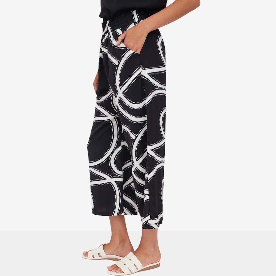 Image 124135_ALTMORE3.jpg, Product 124-135 / Price $89.99, Red Coral Swirl Print Cropped Pant from Red Coral Fashions on TSC.ca's Fashion department