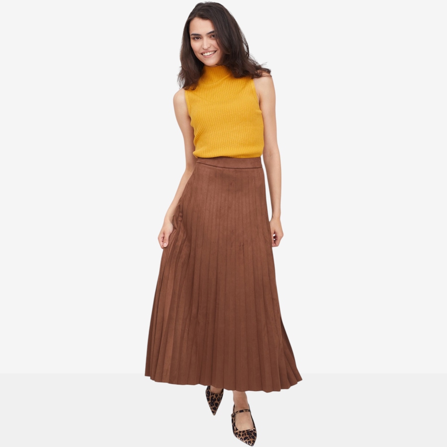 Image 124385_ALTMORE3.jpg, Product 124-385 / Price $79.00, claudia ev Pull On Pleated Skirt from claudia ev on TSC.ca's Fashion department