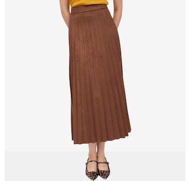 claudia ev Pull On Pleated Skirt