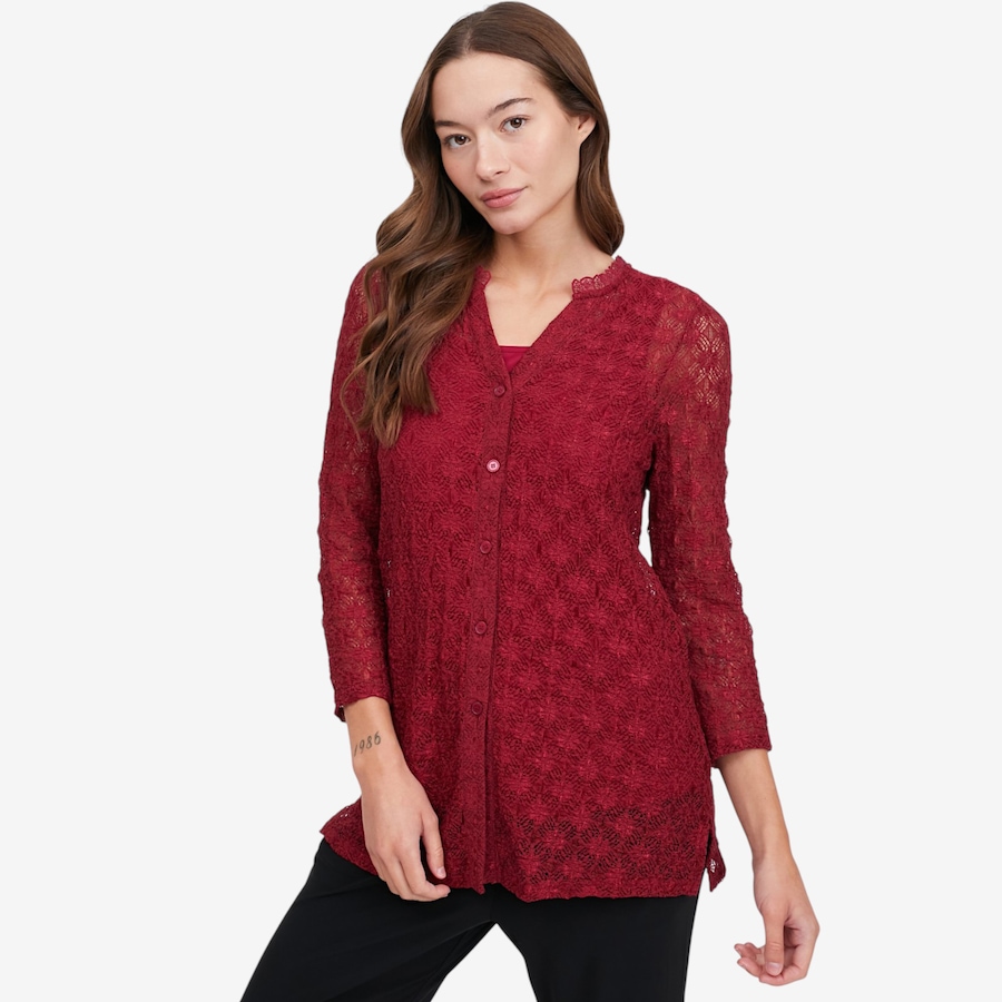 Image 124444_BETRD.jpg, Product 124-444 / Price $49.99, Hailey Lyn Stretch Lace Top from Hailey Lyn on TSC.ca's Fashion department