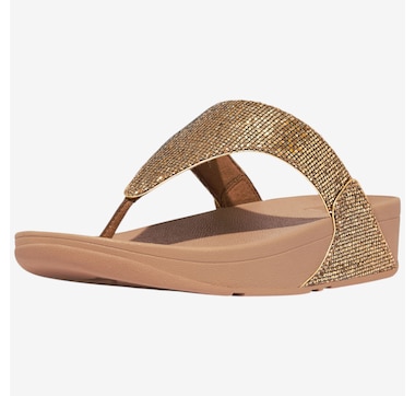 FitFlop Lulu Glitterball Toe Post Sandal