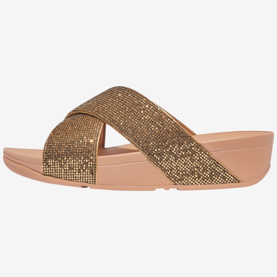 Image 124695_ALTMORE2.jpg, Product 124-695 / Price $120.00, FitFlop Lulu Glitterball Cross Slides from FitFlop on TSC.ca's Shoes department