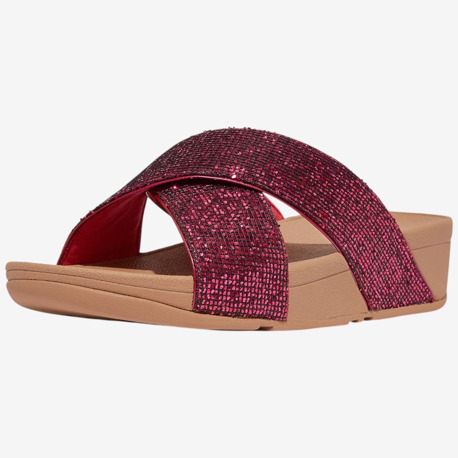 Image 124695_RAS.jpg, Product 124-695 / Price $120.00, FitFlop Lulu Glitterball Cross Slides from FitFlop on TSC.ca's Shoes department
