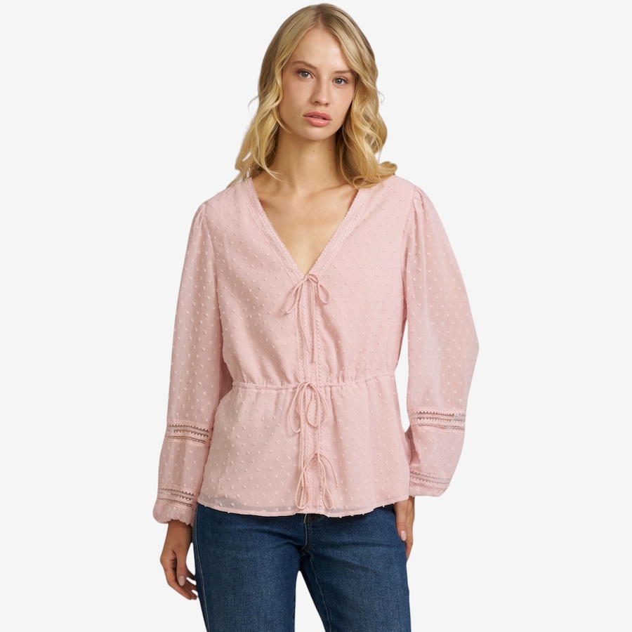 Image 124893_BUH.jpg, Product 124-893 / Price $79.00, ELLE Lace Detail Blouse from ELLE on TSC.ca's Fashion department