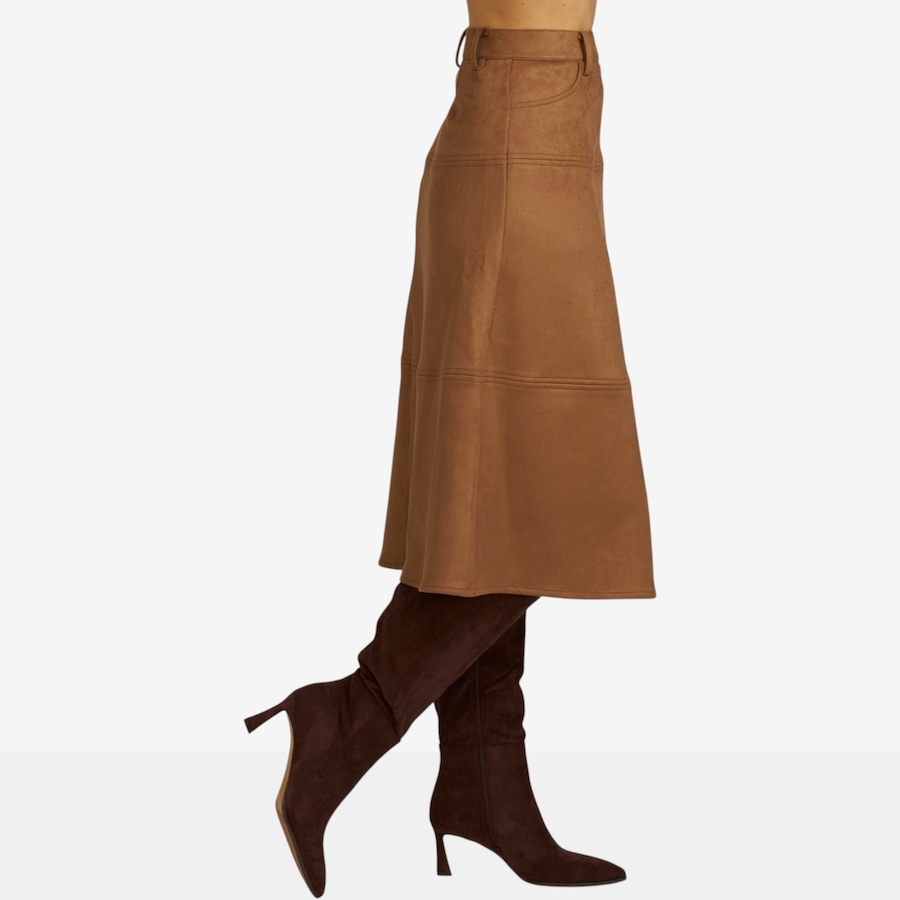 Image 124896_ALTMORE2.jpg, Product 124-896 / Price $100.00, ELLE Faux Suede Midi Skirt from ELLE on TSC.ca's Fashion department