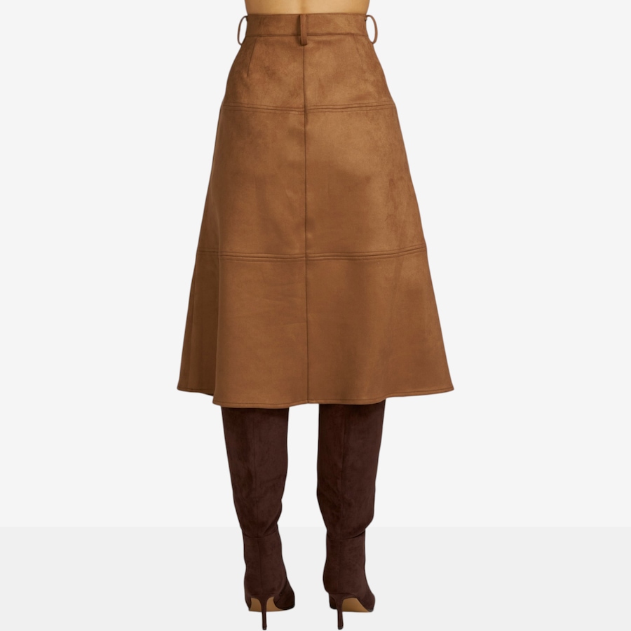 Image 124896_ALTMORE3.jpg, Product 124-896 / Price $100.00, ELLE Faux Suede Midi Skirt from ELLE on TSC.ca's Fashion department