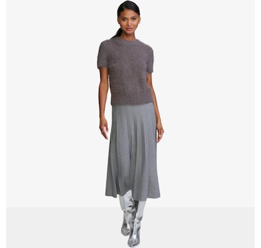 ELLE Fuzzy Shell Sweater