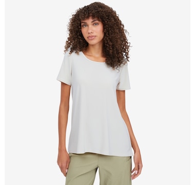 Kim &amp; Co. Deluxe Brazil Knit Short Sleeve High-Low Top 