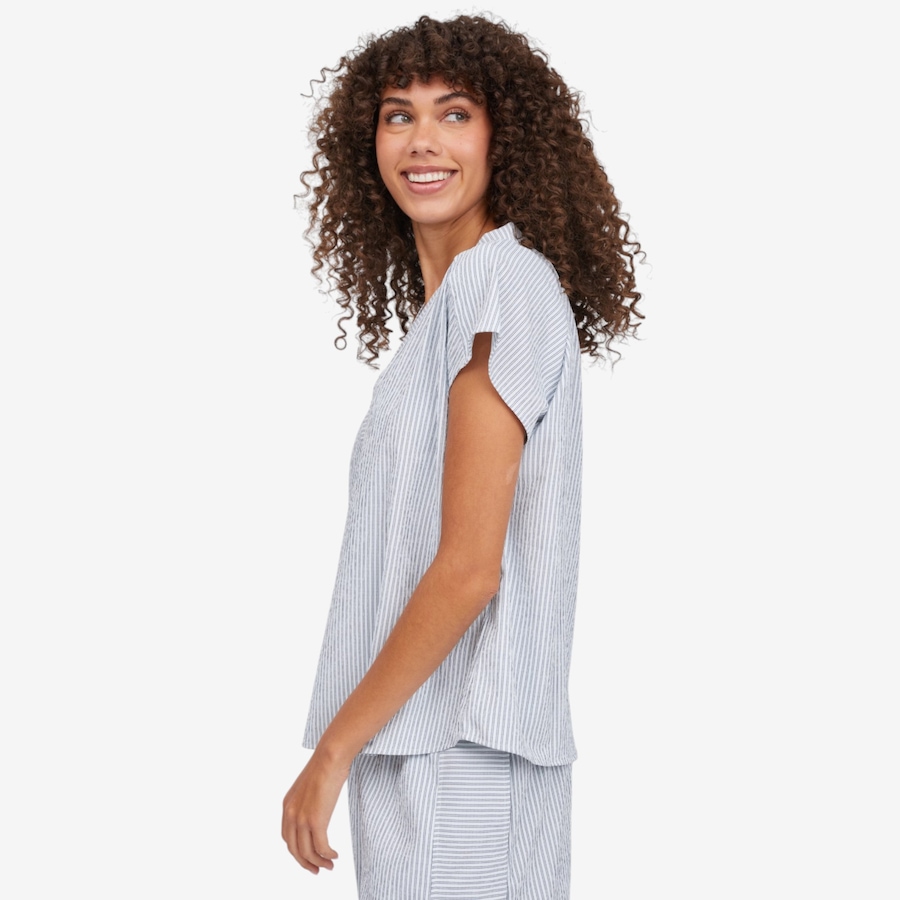 Image 125021_ALTMORE2.jpg, Product 125-021 / Price $69.99, Kim & Co. Woven Roxy Short Dolman Sleeve Relaxed Top from Kim & Co. on TSC.ca's Fashion department