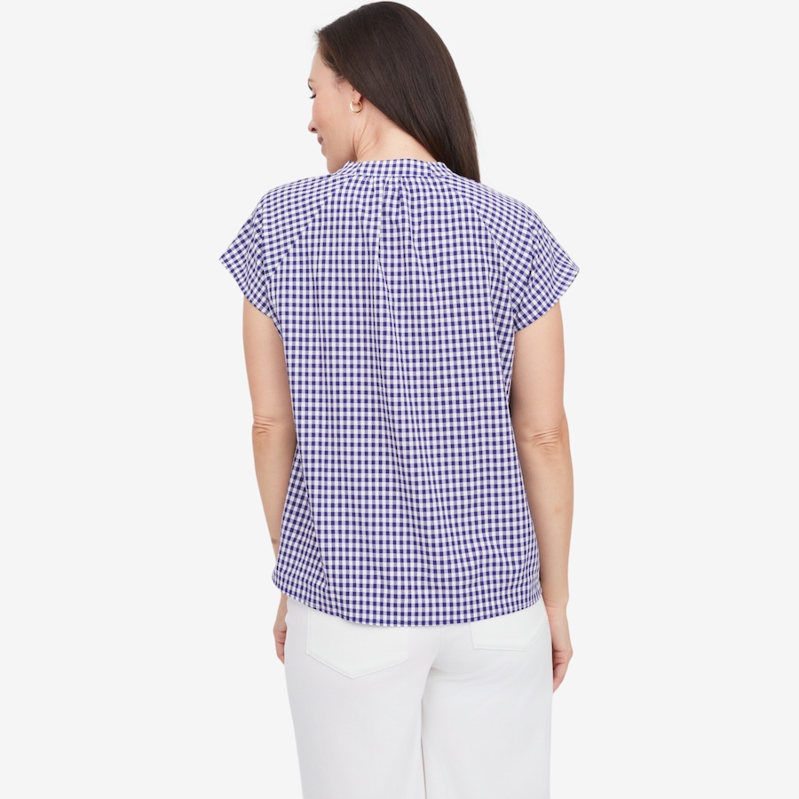 Image 125021_ALTMORE7.jpg, Product 125-021 / Price $69.99, Kim & Co. Woven Roxy Short Dolman Sleeve Relaxed Top from Kim & Co. on TSC.ca's Fashion department