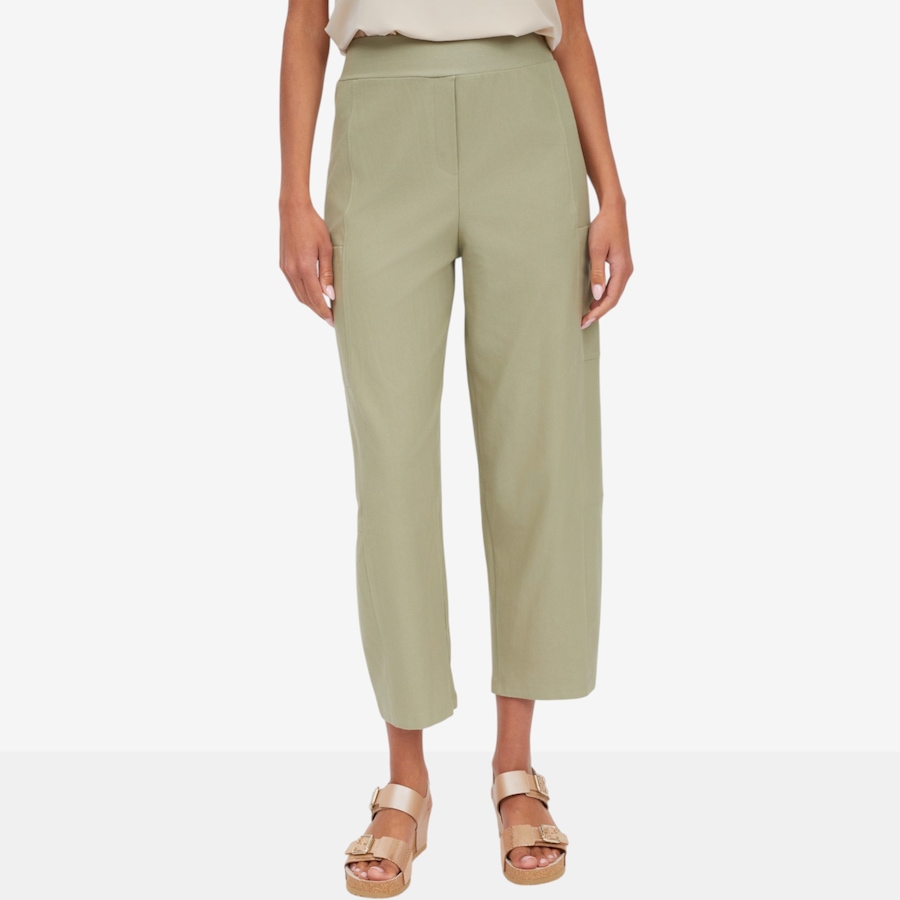 Image 125026_CED.jpg, Product 125-026 / Price $69.99, Kim & Co. Deluxe Denim Knit Relaxed Cargo Ankle Length Pant from Kim & Co. on TSC.ca's Fashion department