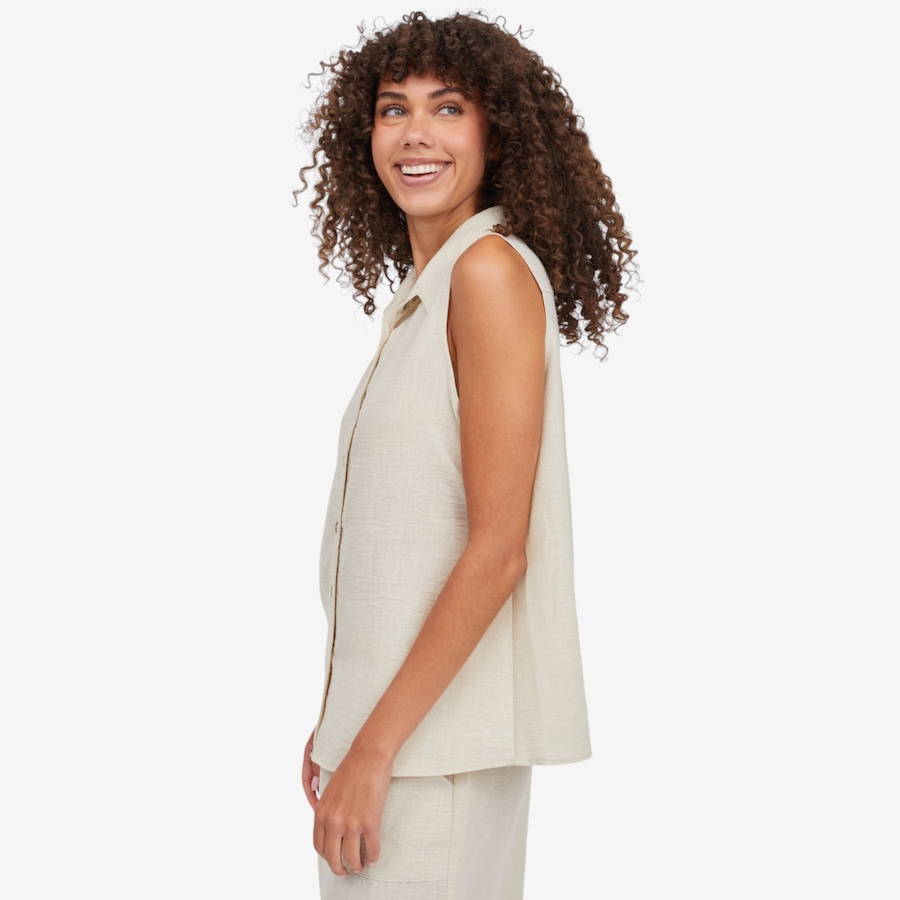 Image 125034_ALTMORE2.jpg, Product 125-034 / Price $69.99, Kim & Co. Linen Feel Sleeveless Shirt from Kim & Co. on TSC.ca's Fashion department
