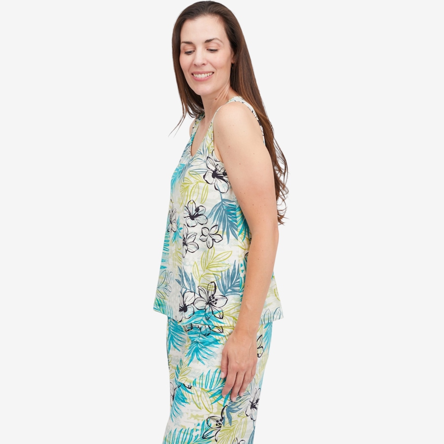 Image 125059_ALTMORE2.jpg, Product 125-059 / Price $54.99, Kim & Co. Brazil Knit Sleeveless Vest Top from Kim & Co. on TSC.ca's Fashion department