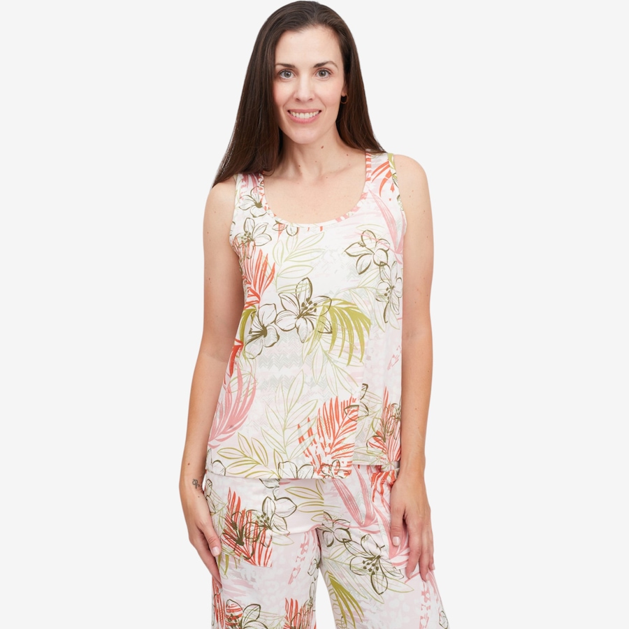 Image 125059_PNKHA.jpg, Product 125-059 / Price $54.99, Kim & Co. Brazil Knit Sleeveless Vest Top from Kim & Co. on TSC.ca's Fashion department