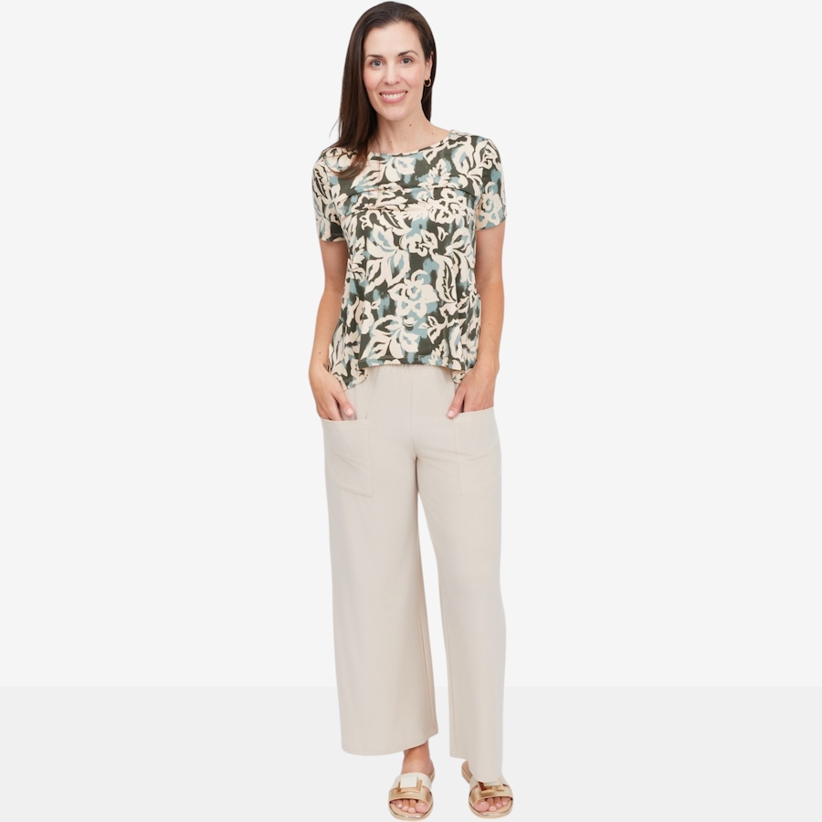 Image 125062_ALTMORE4.jpg, Product 125-062 / Price $79.99, Kim & Co. Brazil Knit Wide Ankle Length Yassi Pant from Kim & Co. on TSC.ca's Fashion department