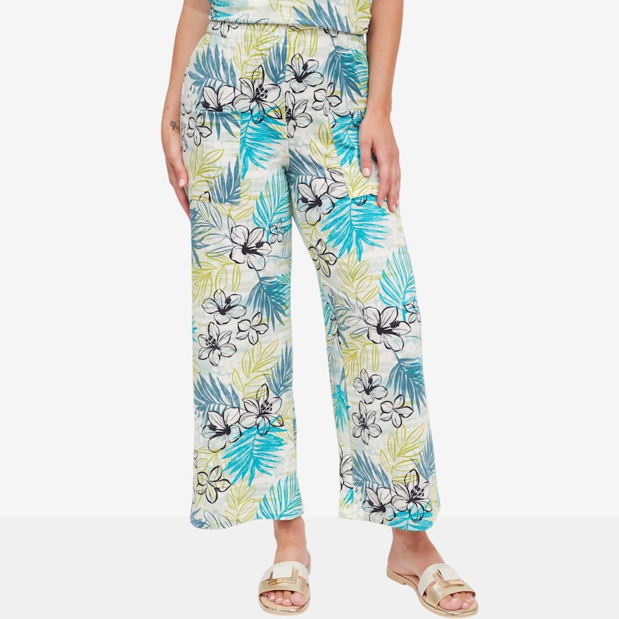 Image 125062_BLCIT.jpg, Product 125-062 / Price $79.99, Kim & Co. Brazil Knit Wide Ankle Length Yassi Pant from Kim & Co. on TSC.ca's Fashion department
