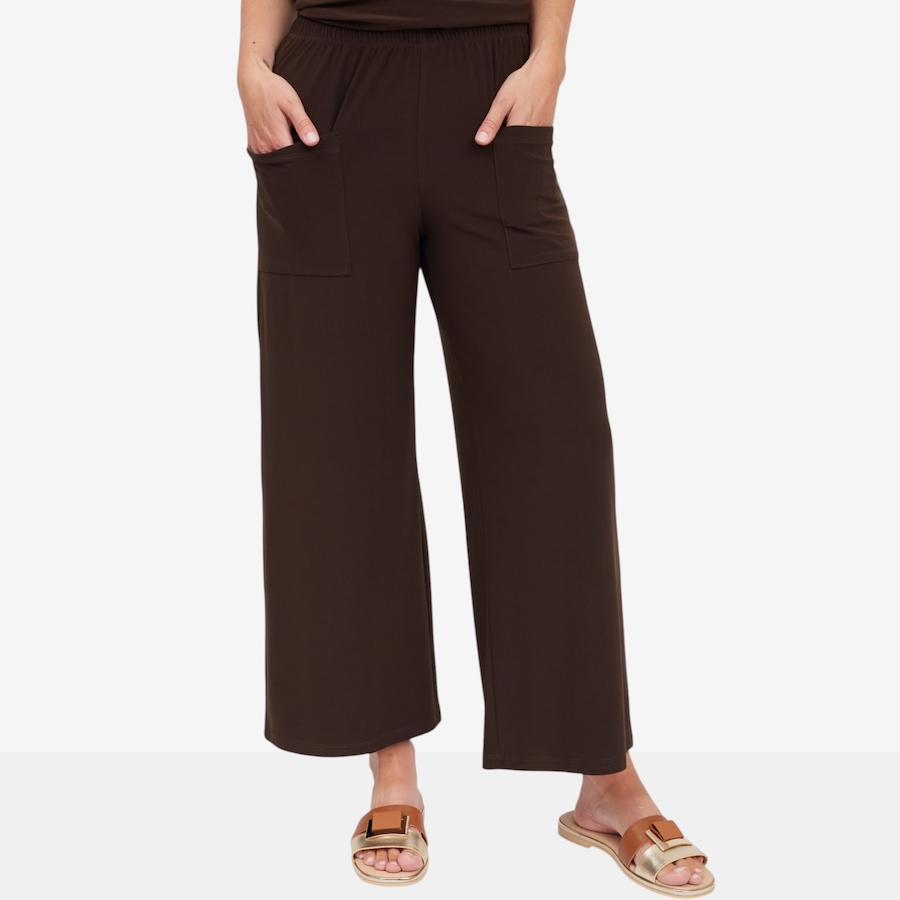 Image 125062_COF.jpg, Product 125-062 / Price $79.99, Kim & Co. Brazil Knit Wide Ankle Length Yassi Pant from Kim & Co. on TSC.ca's Fashion department