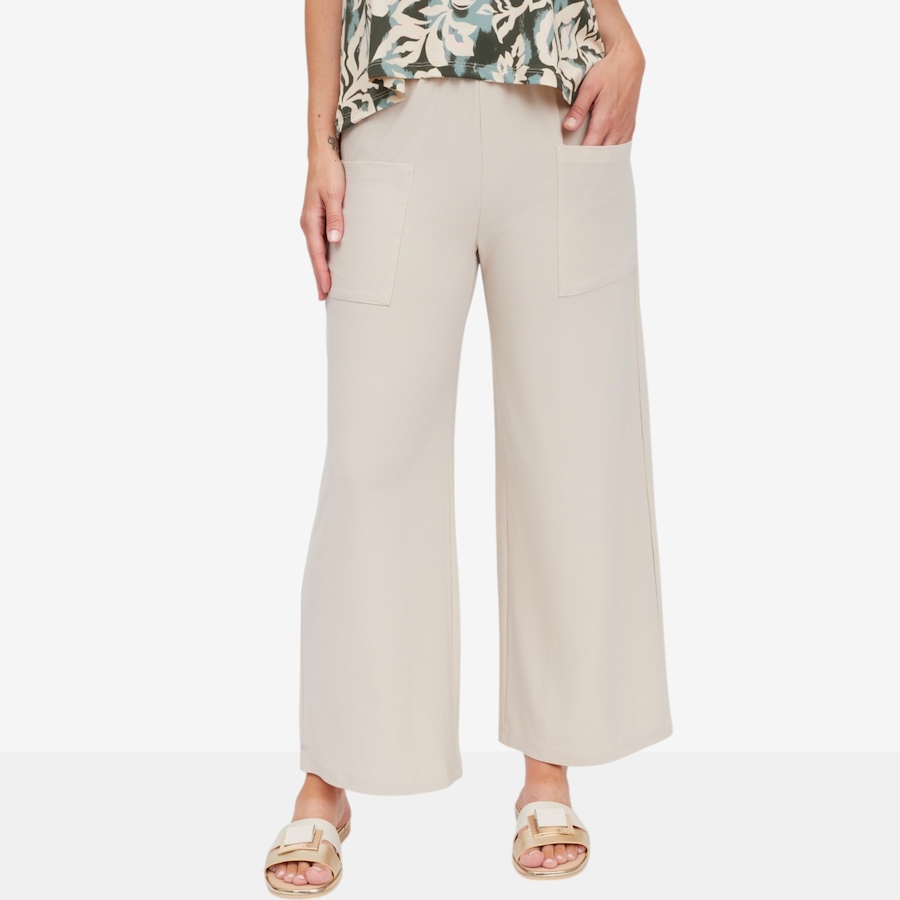Image 125062_SAN.jpg, Product 125-062 / Price $79.99, Kim & Co. Brazil Knit Wide Ankle Length Yassi Pant from Kim & Co. on TSC.ca's Fashion department