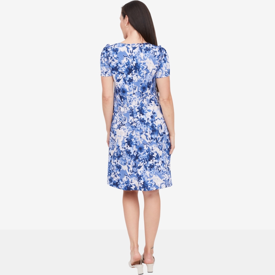 Image 125089_ALTMORE3.jpg, Product 125-089 / Price $87.99, Kim & Co. Printed Brazil Knit Dress with Frill Detail from Kim & Co. on TSC.ca's Fashion department