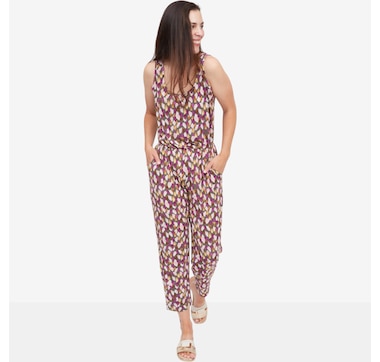 Kim &amp; Co. Brazil Knit Sleeveless Ankle Length Jumpsuit