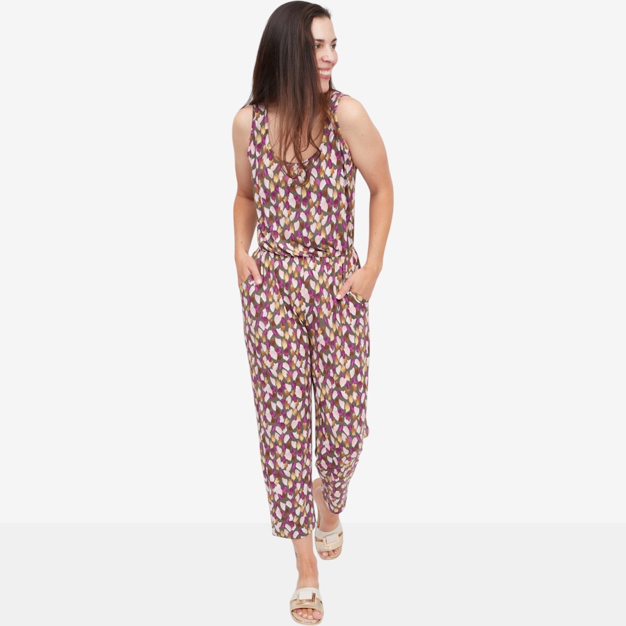 Image 125143_KHMU.jpg, Product 125-143 / Price $74.99, Kim & Co. Brazil Knit Sleeveless Ankle Length Jumpsuit from Kim & Co. on TSC.ca's Fashion department