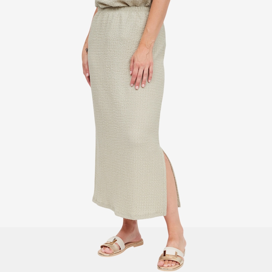 Image 125156_CEL.jpg, Product 125-156 / Price $67.99, Kim & Co. Mini Pop Midi Skirt with Side Slit from Kim & Co. on TSC.ca's Fashion department