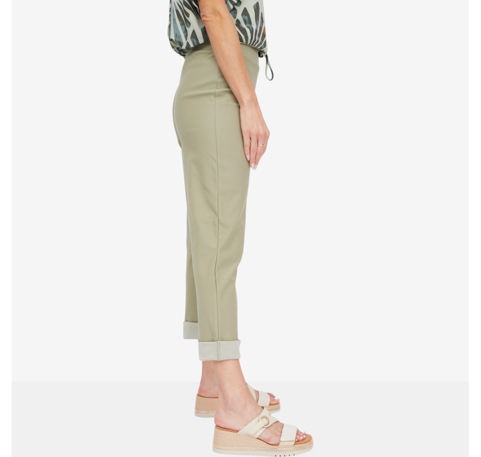 Image 125161_ALTMORE1.jpg, Product 125-161 / Price $59.99, Kim & Co. Deluxe Denim Knit Cuffed Cropped Length Pant from Kim & Co. on TSC.ca's Fashion department