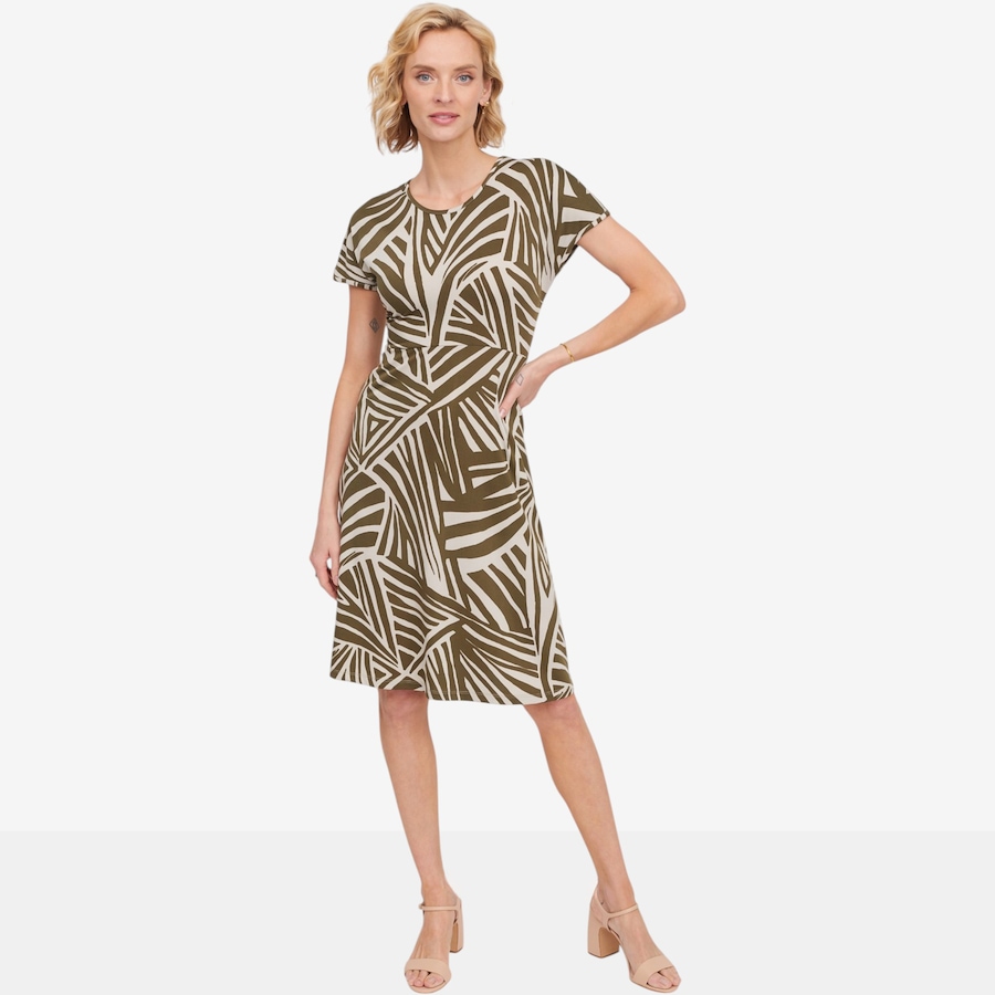 Image 125165_KHASD.jpg, Product 125-165 / Price $82.99, Kim & Co. Brazil Knit Short Dolman Sleeve Dress with Pockets from Kim & Co. on TSC.ca's Fashion department