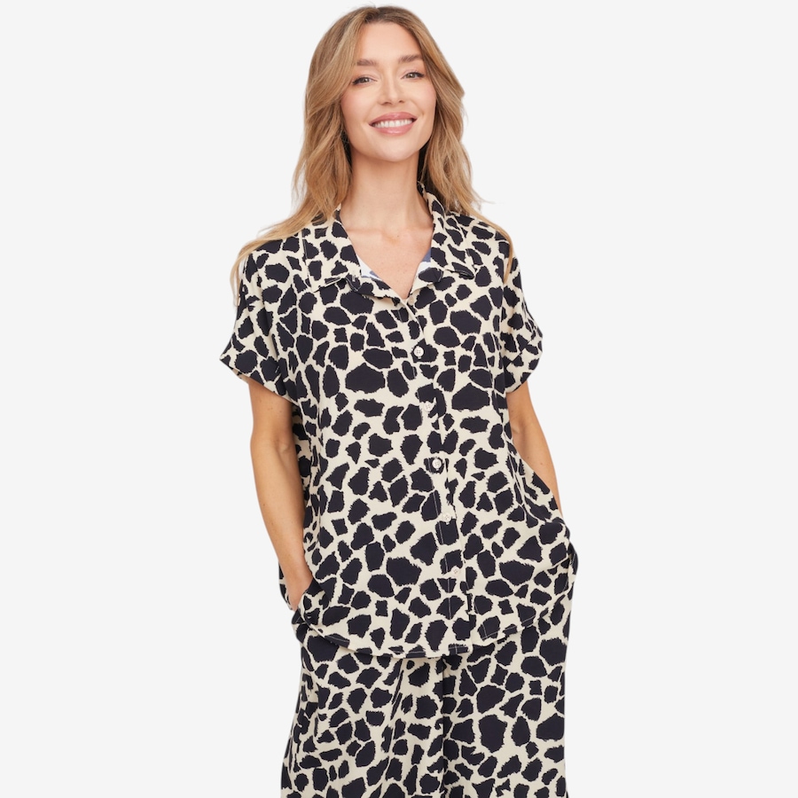 Image 125169_BKD.jpg, Product 125-169 / Price $39.88, Kim & Co. Crinkle Poplin Yassi Short Dolman Sleeve Shirt from Kim & Co. on TSC.ca's Fashion department