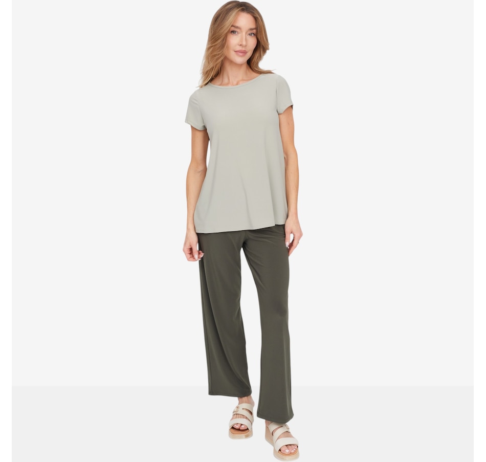 Image 125170_ALTMORE3.jpg, Product 125-170 / Price $54.99, Kim & Co. Deluxe Brazil Knit Short Sleeve T-Shirt from Kim & Co. on TSC.ca's Fashion department