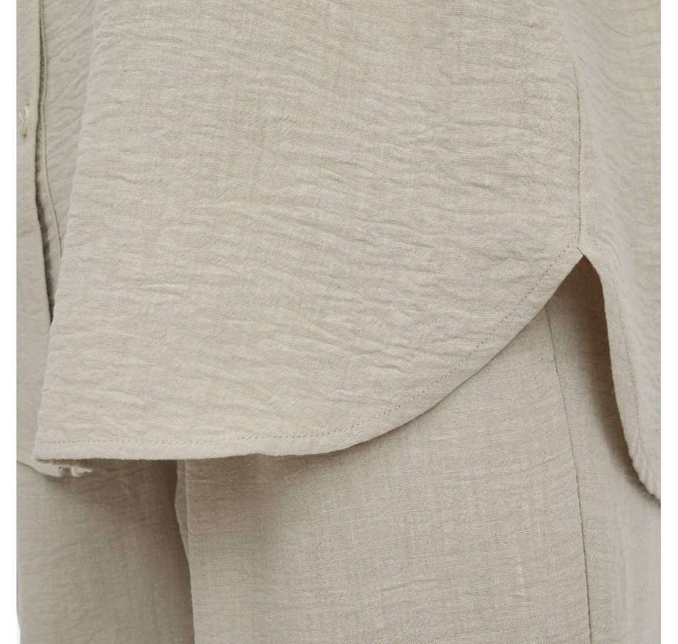 Image 125178_ALTMORE5.jpg, Product 125-178 / Price $74.99, Kim & Co. Linen Feel 3/4 Length Sleeve Shirt from Kim & Co. on TSC.ca's Fashion department