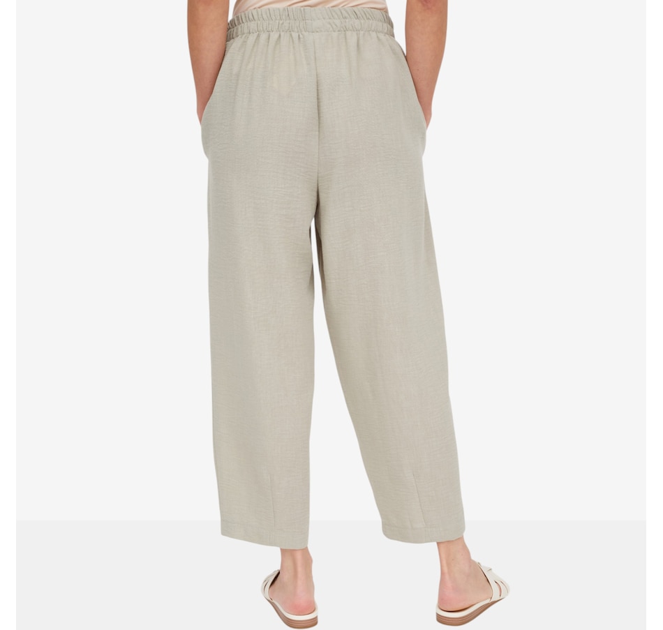 Image 125179_ALTMORE2.jpg, Product 125-179 / Price $67.99, Kim & Co. Linen Feel Ankle Length Carrot Pant from Kim & Co. on TSC.ca's Fashion department