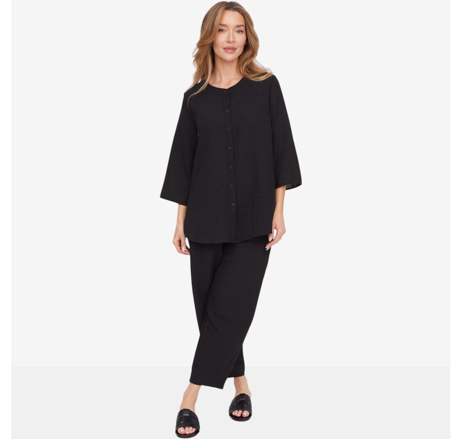 Image 125179_ALTMORE3.jpg, Product 125-179 / Price $67.99, Kim & Co. Linen Feel Ankle Length Carrot Pant from Kim & Co. on TSC.ca's Fashion department