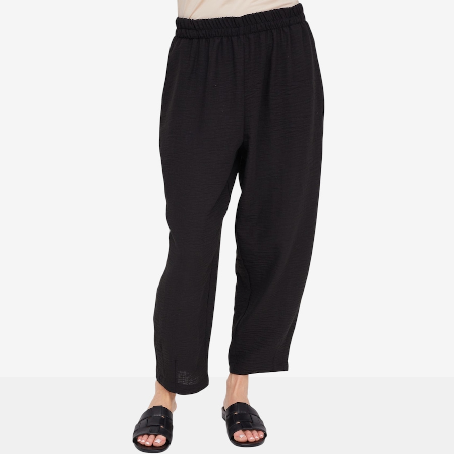 Image 125179_BLK.jpg, Product 125-179 / Price $77.99, Kim & Co. Linen Feel Ankle Length Carrot Pant from Kim & Co. on TSC.ca's Fashion department