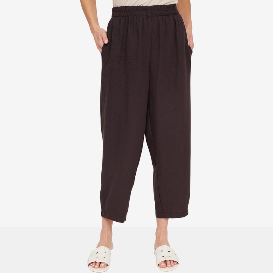 Image 125179_COF.jpg, Product 125-179 / Price $77.99, Kim & Co. Linen Feel Ankle Length Carrot Pant from Kim & Co. on TSC.ca's Fashion department