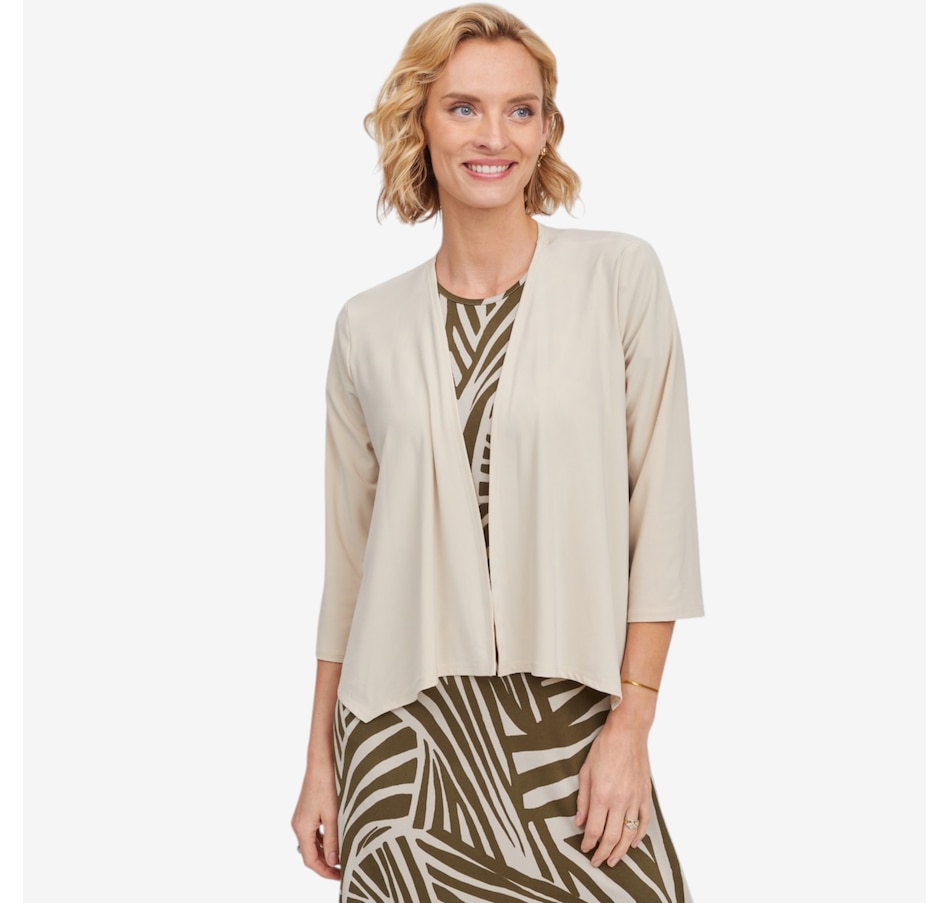 Image 125208_SAN.jpg, Product 125-208 / Price $57.99, Kim & Co. Deluxe Brazil Knit 3/4 Length Sleeve Bolero from Kim & Co. on TSC.ca's Fashion department