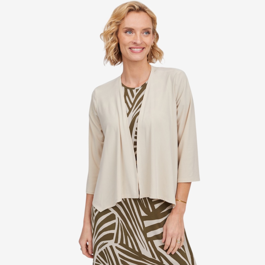 Image 125208_SAN.jpg, Product 125-208 / Price $67.99, Kim & Co. Deluxe Brazil Knit 3/4 Length Sleeve Bolero from Kim & Co. on TSC.ca's Fashion department