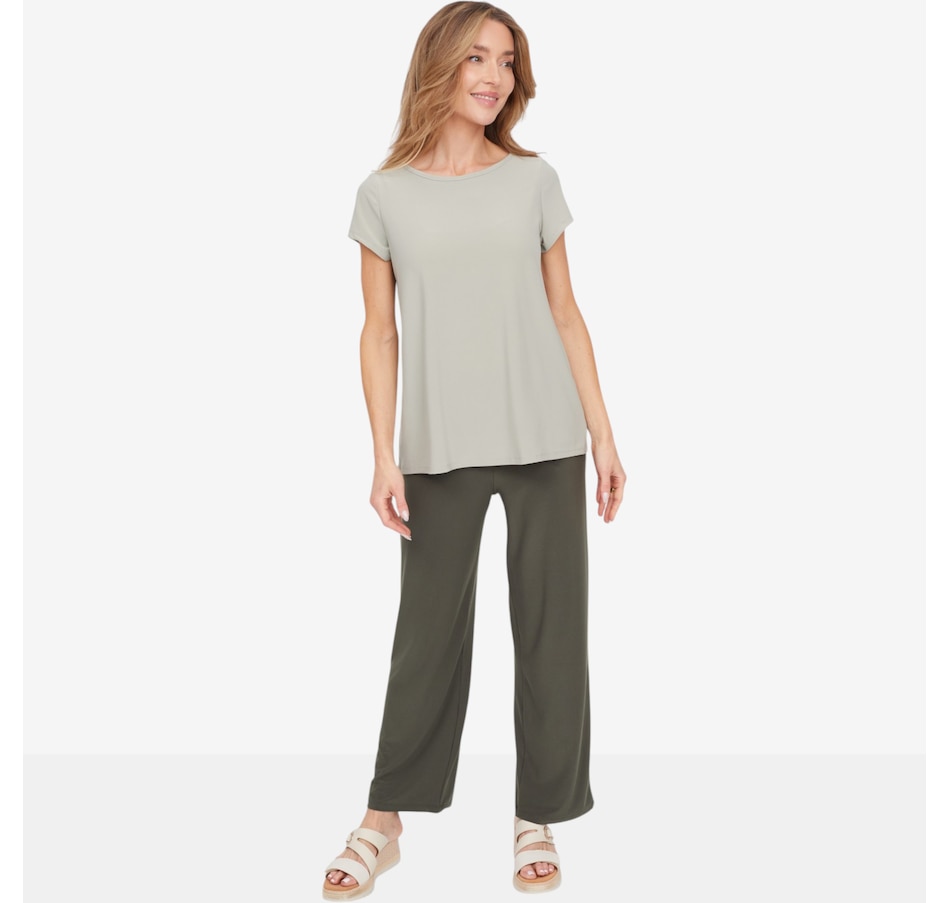 Image 125210_ALTMORE2.jpg, Product 125-210 / Price $69.99, Kim & Co. Deluxe Brazil Knit Katy Straight Leg Pant from Kim & Co. on TSC.ca's Fashion department