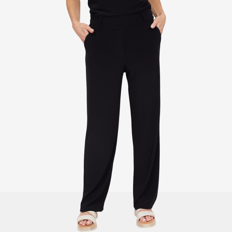 Image 125210_BLK.jpg, Product 125-210 / Price $79.99, Kim & Co. Deluxe Brazil Knit Katy Straight Leg Pant from Kim & Co. on TSC.ca's Fashion department