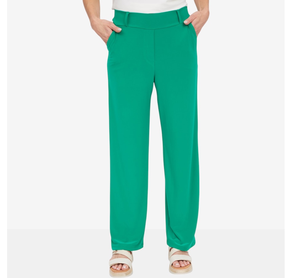 Image 125210_EMR.jpg, Product 125-210 / Price $69.99, Kim & Co. Deluxe Brazil Knit Katy Straight Leg Pant from Kim & Co. on TSC.ca's Fashion department