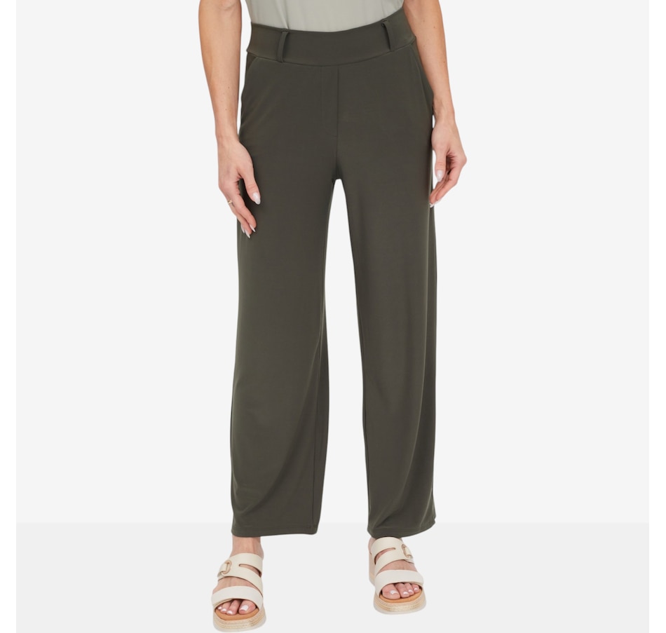 Image 125210_KHA.jpg, Product 125-210 / Price $69.99, Kim & Co. Deluxe Brazil Knit Katy Straight Leg Pant from Kim & Co. on TSC.ca's Fashion department