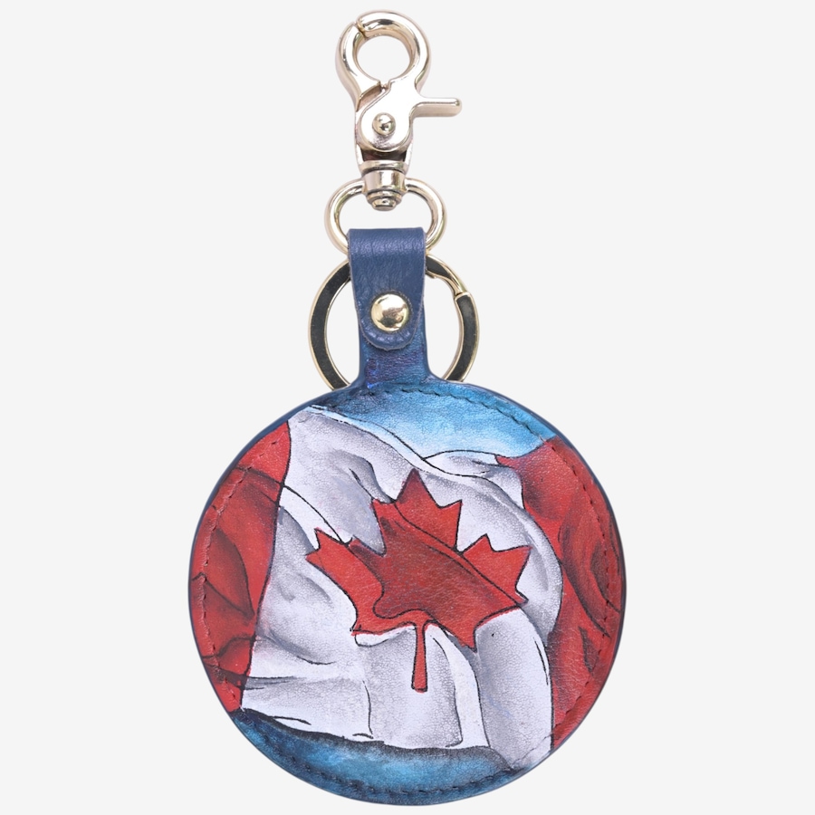 Image 125216_MPLFS.jpg, Product 125-216 / Price $40.00, Anuschka Painted Leather Bag Charm from Anuschka Handbags on TSC.ca's Fashion department