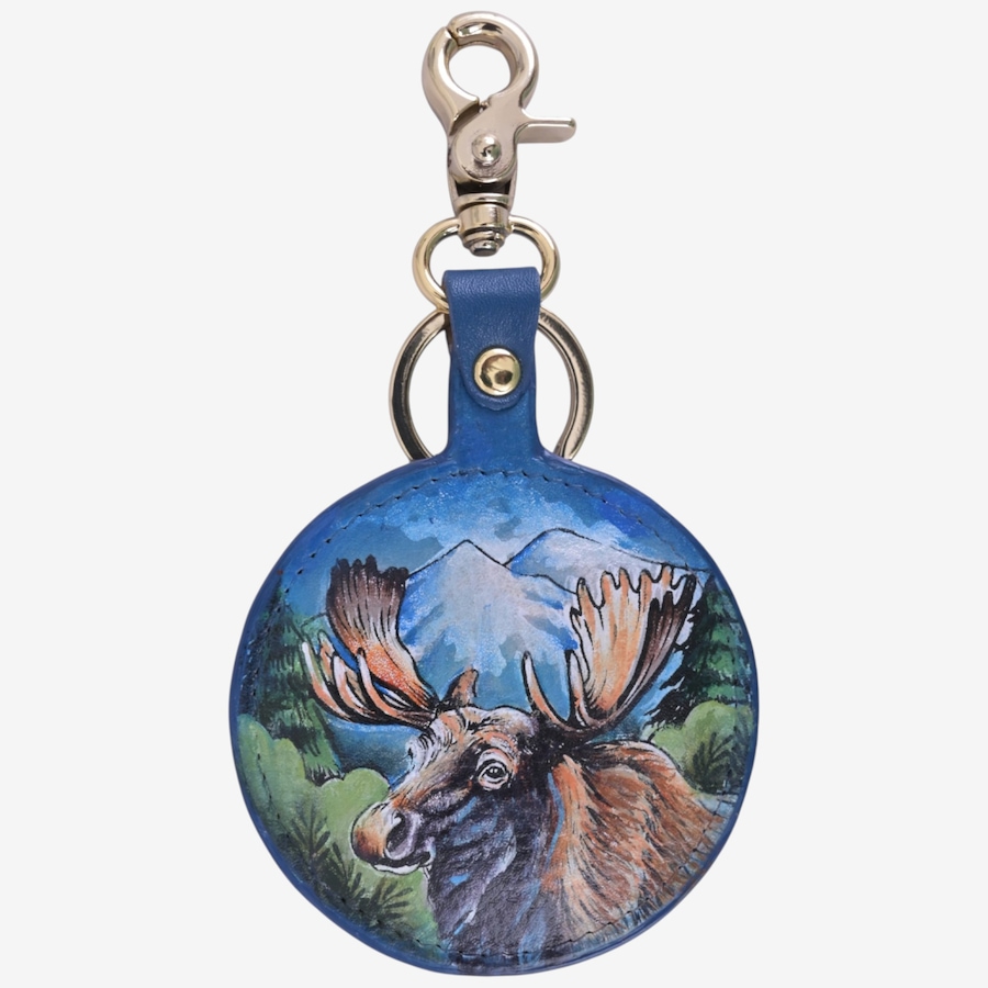Image 125216_NORSP.jpg, Product 125-216 / Price $40.00, Anuschka Painted Leather Bag Charm from Anuschka Handbags on TSC.ca's Fashion department