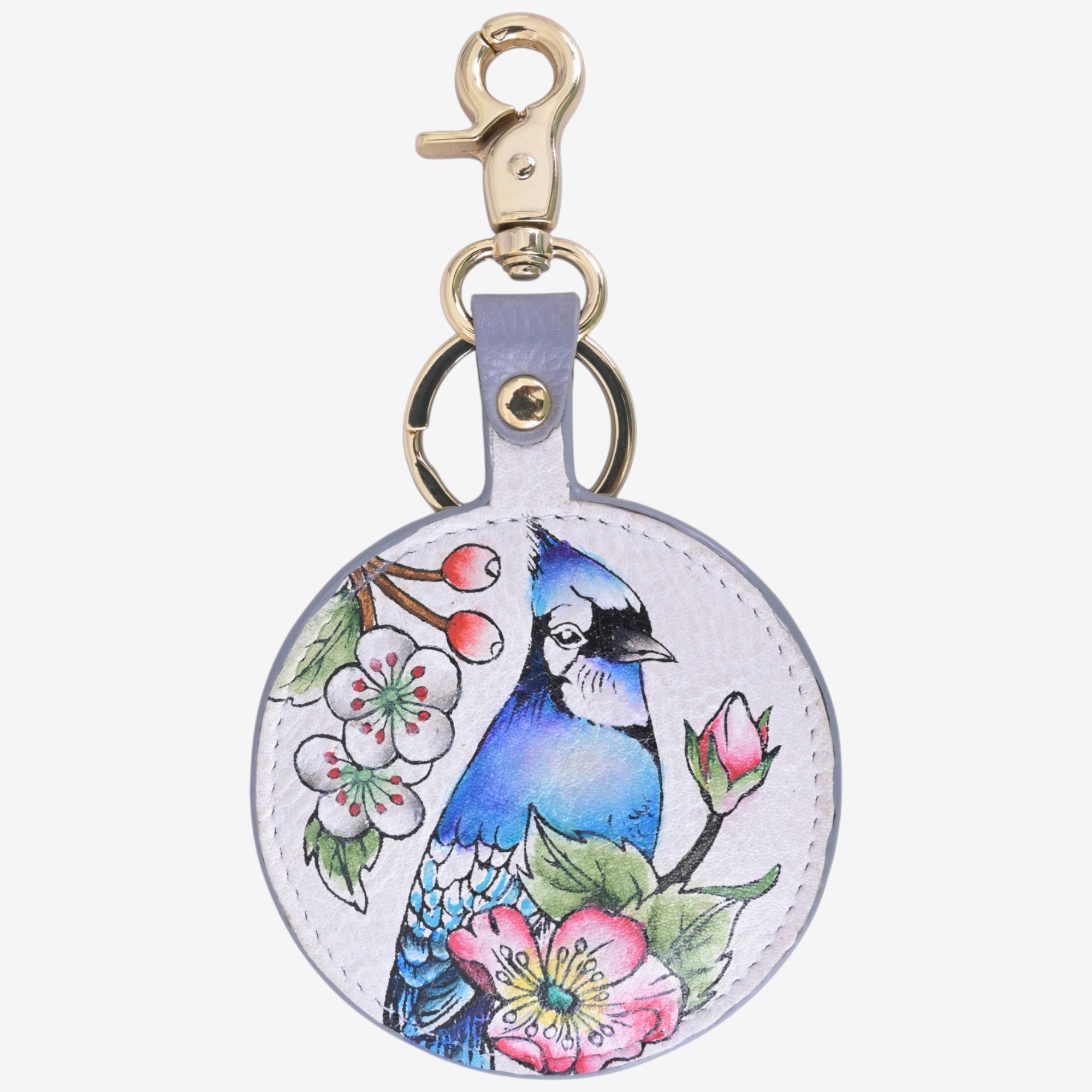 ハンドメイドアクセサリー kokinchan Anuschka Painted Leather Bag Charm - TSC.ca