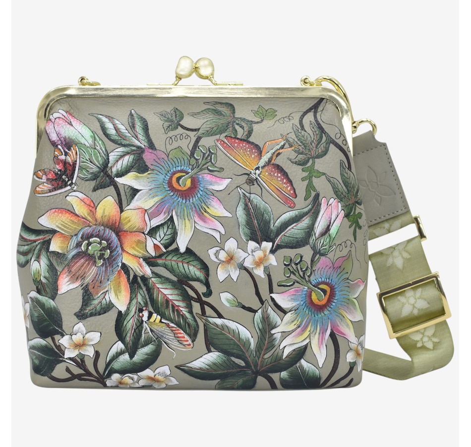 Image 125222_FLRPS.jpg, Product 125-222 / Price $179.99, Anuschka Medium Frame Crossbody from Anuschka Handbags on TSC.ca's Fashion department