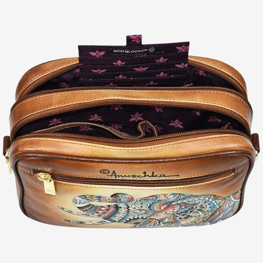 Image 125223_ALTMORE10.jpg, Product 125-223 / Price $306.00, Anuschka Twin Top Messenger Crossbody from Anuschka Handbags  on TSC.ca's Fashion department