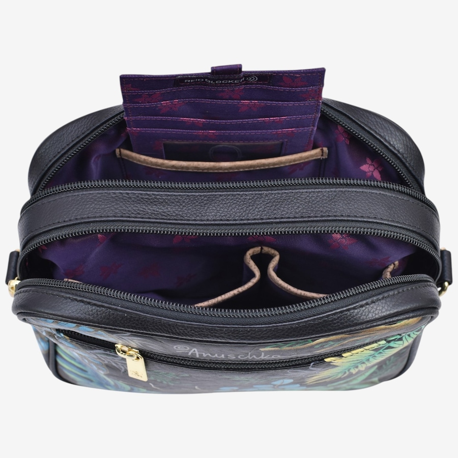 Image 125223_ALTMORE9.jpg, Product 125-223 / Price $306.00, Anuschka Twin Top Messenger Crossbody from Anuschka Handbags  on TSC.ca's Fashion department