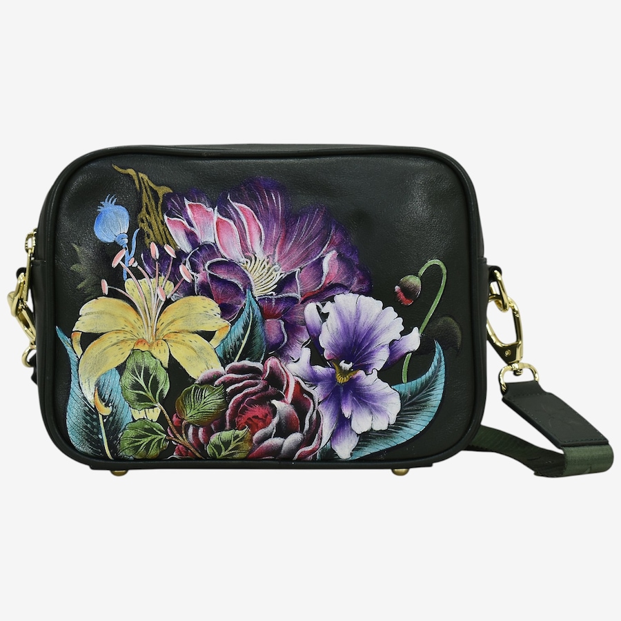 Image 125223_VINFL.jpg, Product 125-223 / Price $306.00, Anuschka Twin Top Messenger Crossbody from Anuschka Handbags  on TSC.ca's Fashion department